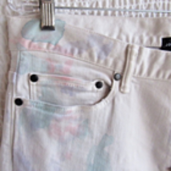 John Elliott Jeans Mens 33 33x34 White Japan Denim Button Fly Pants Painters Dye
